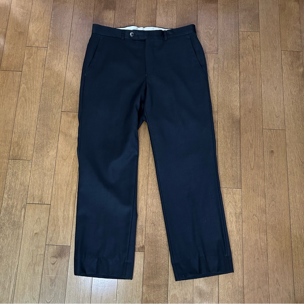 Arnold Brant 100% Wool Dress Pants Dark Gray W33 I26